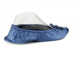 FLEXERINAS - faltbare Ballerinas, blau metallic