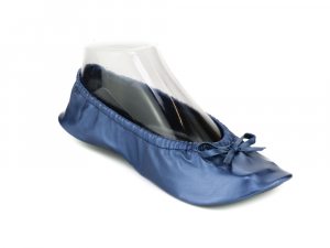 FLEXERINAS - faltbare Ballerinas, blau metallic